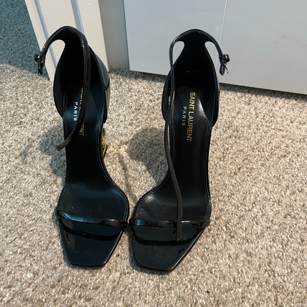 YSL heels only worn once !